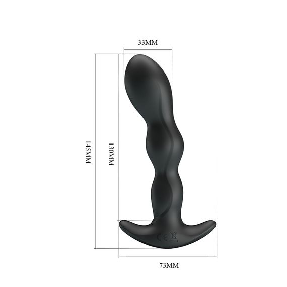 Анальна пробка - Pretty Love Special Anal Massager Black | Зображення 5