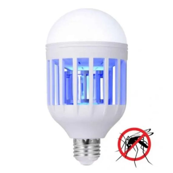 Лампочка отпугиватель от комаров ZappLight AND LY-577, Светодиодная лампа уничтожитель насекомых | Зображення 5