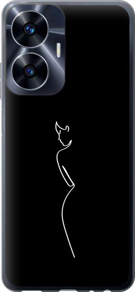 Чехол на Realme C55 Силуэт1 "4590u-2992-17620"