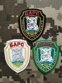 Шеврон Барс / кокарди 3шт комплект