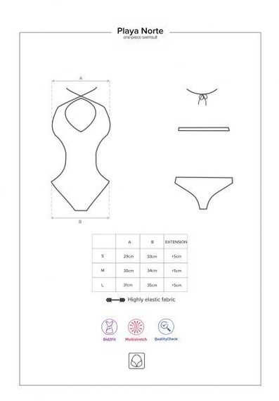 Купальник Obsessive Playa Norte L sexstyle | Зображення 1