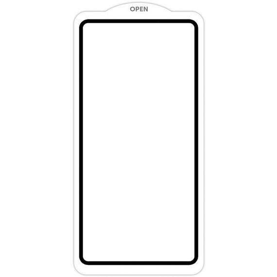 Захисне скло SKLO 5D (тех.пак) для Xiaomi Redmi Note 9s / Note 9 Pro / Note 9 Pro Max Чорний / Біла підкладка