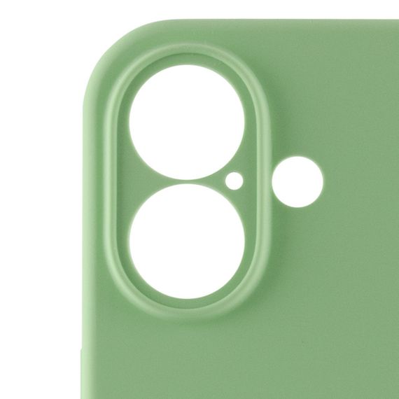 Чехол Silicone Case Full Camera Protective (AA) для Apple iPhone 16 Plus (6.7") Мятный / Mint | Зображення 3
