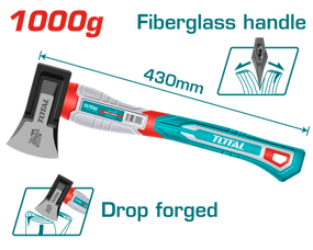 Сокира TOTAL THAX0611000F 430мм, 1000г