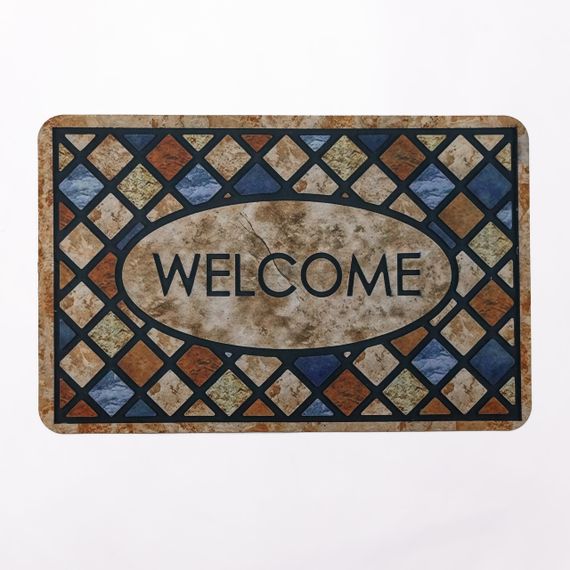 Килимок придверний Framed Welcome 58*38 см діатомітовий HP-42-40