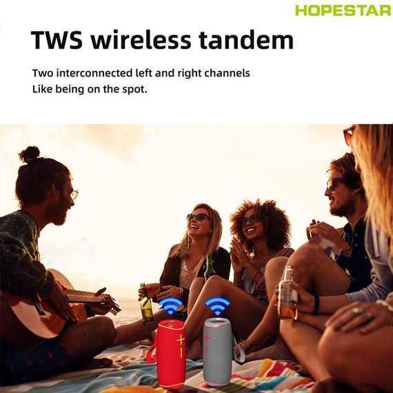Колонка Hopestar P34 - портативна аудіо-система, чорного кольору (43426-P34_1024) | Зображення 2