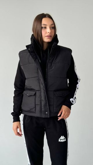 Жіноча жилетка чорна | Зображення 2