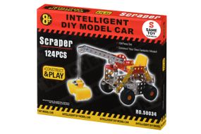 Конструктор металлический Same Toy Inteligent DIY Model Car Скрепер 124 эл. 58034Ut (58034Ut)