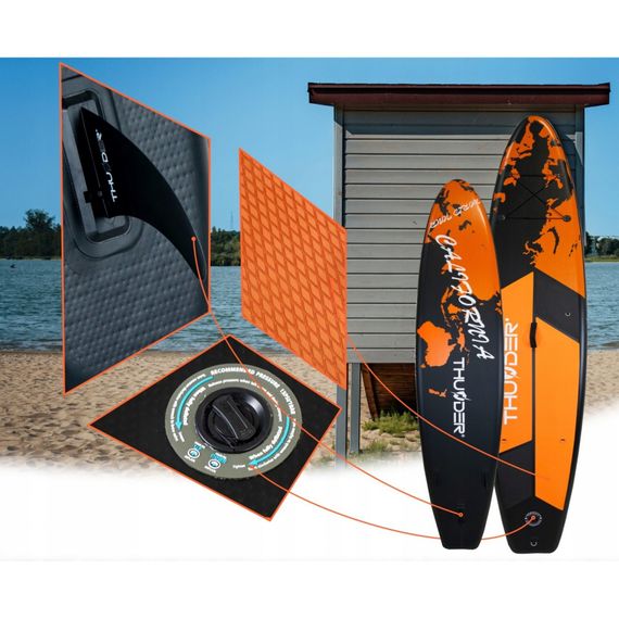 Надувна дошка SUP THUNDER Earth 365 см з веслом | Зображення 9
