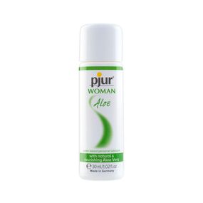 Лубрикант на водній основі pjur Woman Aloe з екстрактом алое, зволожувальний, без парабенів, 30 мл