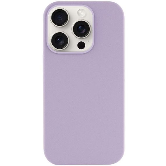 Чохол Silicone Case (AA) NO LOGO with MagSafe для Apple iPhone 16 Pro (6.3") Бузковий / Lilac | Зображення 1