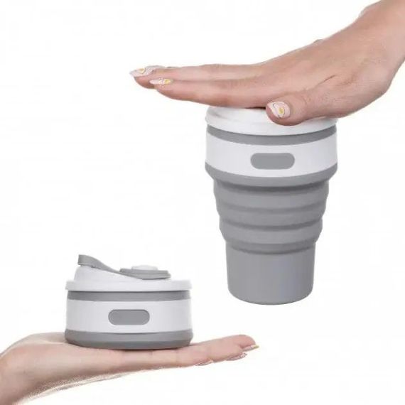 Склянка силіконова | Складний гурток | Похідна чашка GC-755 силіконова складана | Зображення 6