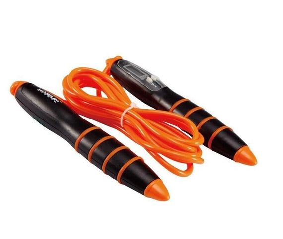 Скакалка з електролічильником LiveUP DIGITAL JUMP ROPE помаранчевий Уні 275x0.5см LS3128