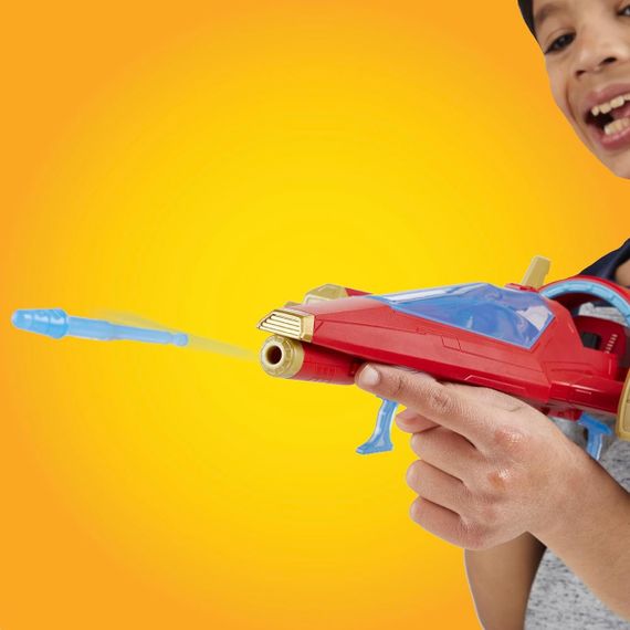 Літак з фігуркою Залізної людини Оригінал Hasbro Marvel Avengers Epic Hero Series Iron Man Repulsor Blast Battle Jet | Зображення 7