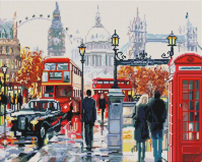 Алмазна мозаїка Лондон 40х50 см ColorArt  SP032