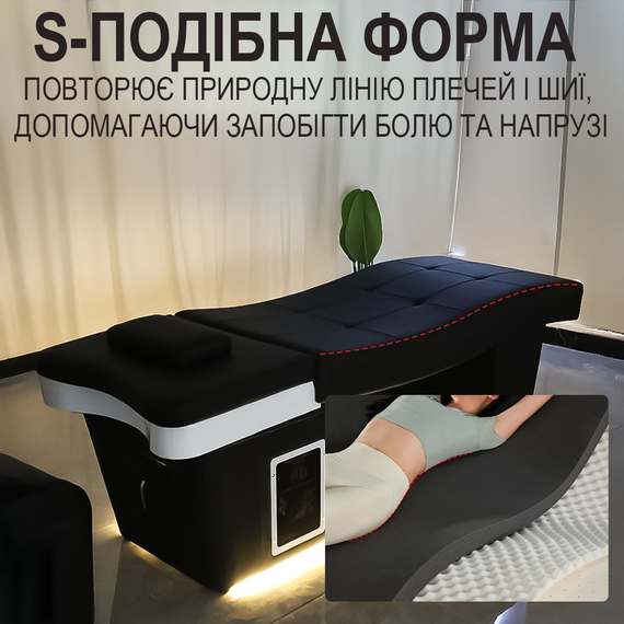 Професійна SPA-кушетка Reshape Head Spa 01 для бьюті-процедур| Косметологічна спа-капсула з гідромасажем, підігрівом для японського масажу голови | Зображення 5