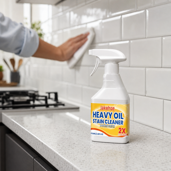 Спрей Антижир 100 мл, Jakehoe Heavy Oil Stain Cleaner, Белый / Очиститель для кухни / Моющее средство для уборки жира и нагара | Зображення 1