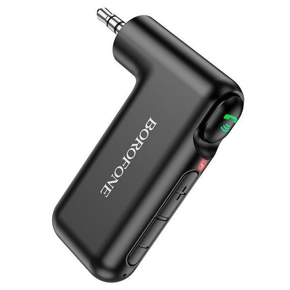 Bluetooth аудіо ресивер Borofone BC35 (AUX 3.5mm) Чорний | Зображення 2