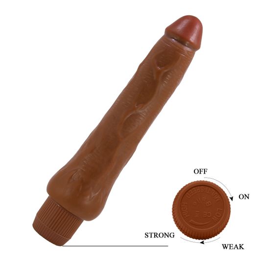 Вібратор - Barbara Dryad Vibrator 9,8" Brown sexstyle | Зображення 9