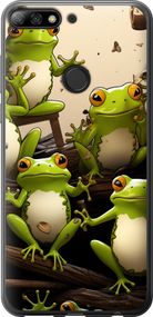 Чехол на Huawei Honor 7C Pro Жабки "5656u-2070-17620"