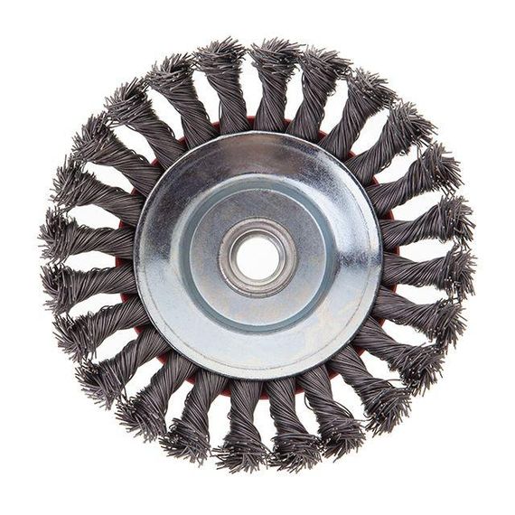 Щітка конусна 125 мм, для КШМ, М14 (пучки крученого дроту) INTERTOOL BT-4125 | Зображення 2