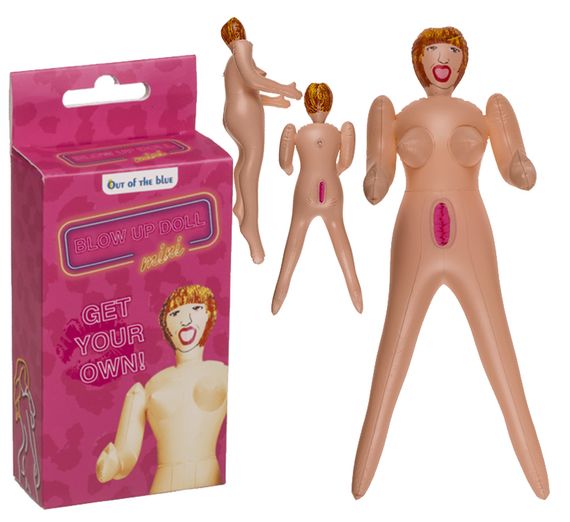 Надувна міні лялька Mini Blow Up Doll Mini Ginger, 66 см