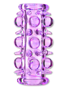 Насадка стимулирующая BOSS Stretchy Sleeve Purple sexstyle