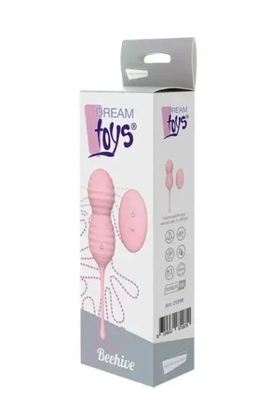 Вагінальні кульки з дистанційним пультом Dream Toys рожеві, 17.3 х 3.7 см sexstyle | Зображення 1