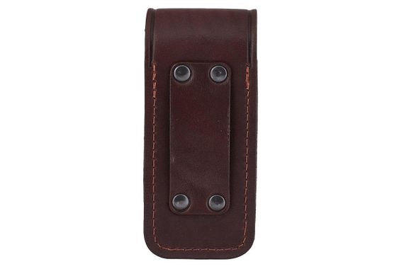 Чохол-В для складного ножа з кнопкою XXL (шкіра, коричневий) MAS | Зображення 1