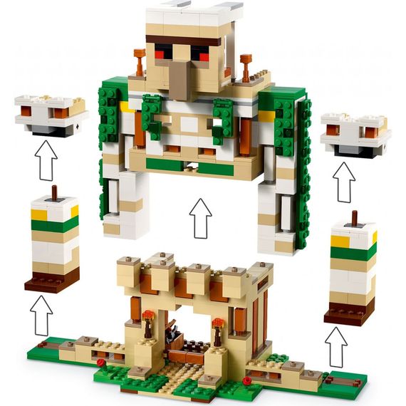 Конструктор LEGO Minecraft Фортеця «Залізний голем» 868 деталей (21250) | Зображення 5