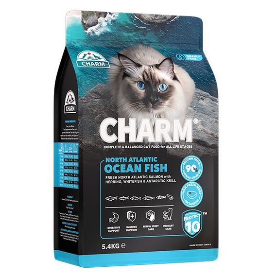 Сухий корм для котів з рибою Charm North Atlantic Ocean Fish, 5.4 кг