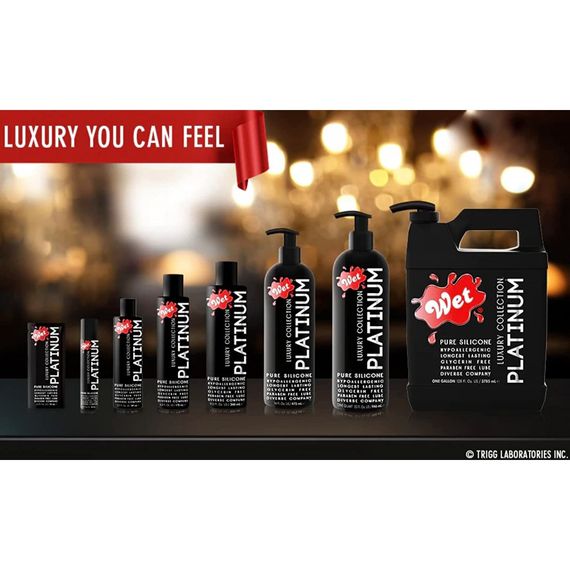 Лубрикант на силіконовій основі Wet Platinum, 266 мл | Зображення 5