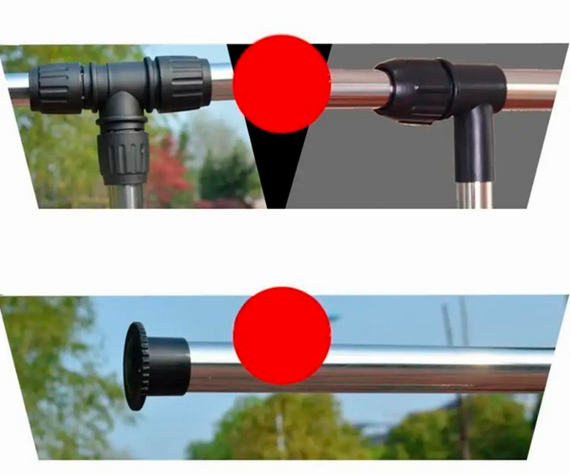 Вішалка для одягу Triple Stand Hanger подвійна телескопічна 3 полиці для взуття 160х80х38 см (Triple Stand Hanger_704) | Зображення 6