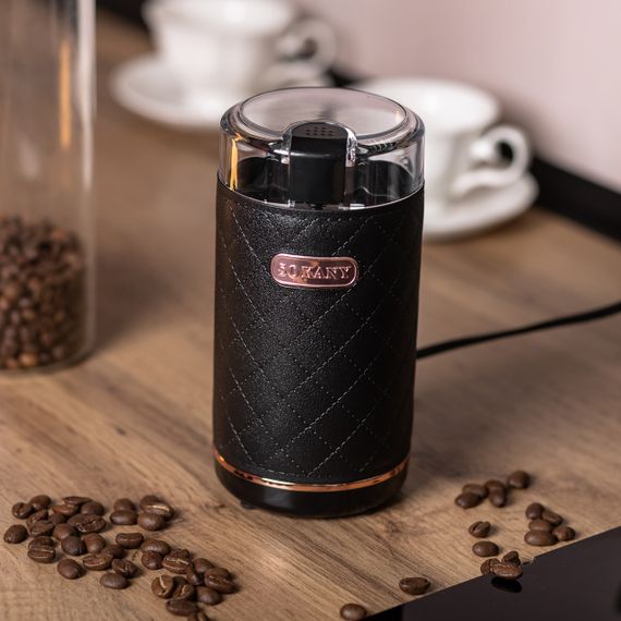 Кавомолка електрична Sokany 150 Вт Чорна Lugi SK-3027B | Зображення 8