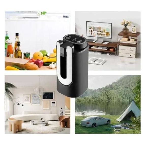 Дозатор для води автоматичний насос для пляшок з водою з USB-зарядкою чорний XL-1286 | Зображення 4