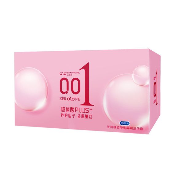 Ароматизовані ультратонкі презервативи в рясному мастилі з гіалуроновою кислотою OLO - Hyaluronic Acid PLUS+, 10 шт sexstyle | Зображення 4