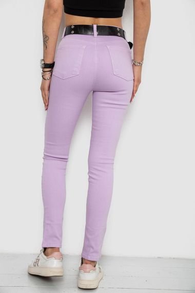 Джинсы женские Skinny Американки, цвет сиреневый, 182R00223 | Зображення 3