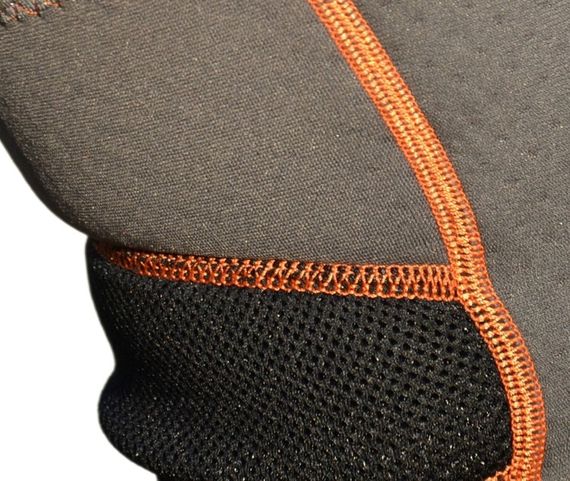 Наколінник Мадмакс MFA-297 Knee Support with Patella Stabilizer Dark Grey/Orange XL | Зображення 2