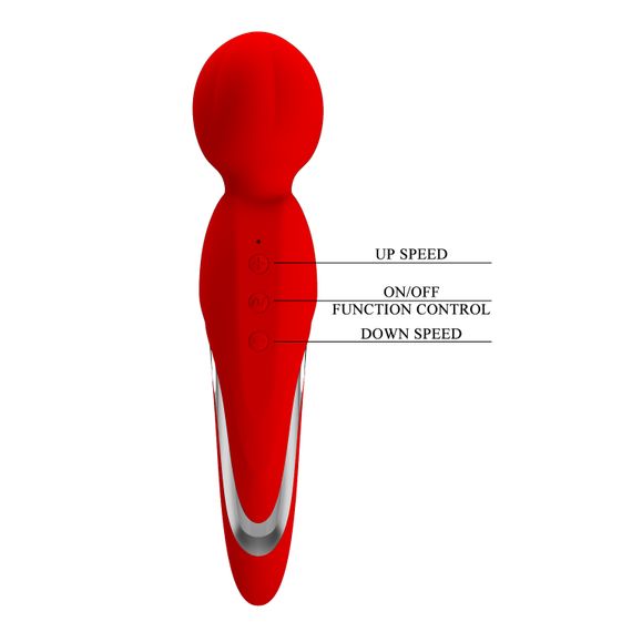 Вібромасажер - Pretty Love Walter Massager Red | Зображення 9