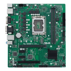 Материнcкая плата ASUS PRO H610M-C D4-CSM s1700 H610 2xDDR4 M.2 HDMI D-Sub mATX 90MB1A30-M0EAYC