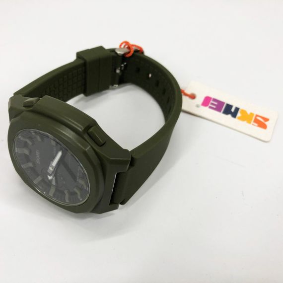 Часы наручные мужские SKMEI 2091AGBK, тактические часы, часы армейские оригинал, наручные для военных | Зображення 5