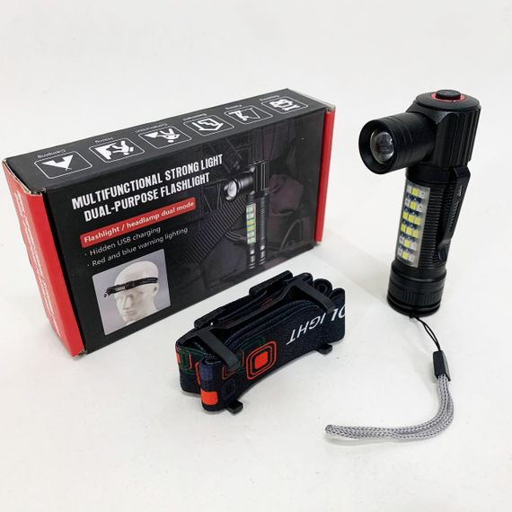 Налобний ліхтар для туризму риболовлі та полювання, Ліхтар на лоб для промислових робіт EI-42 | Зображення 5