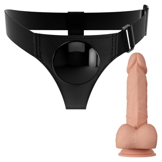 Страпон - Pretty Love Harness Briefs Jerry 7.6" | Зображення 3