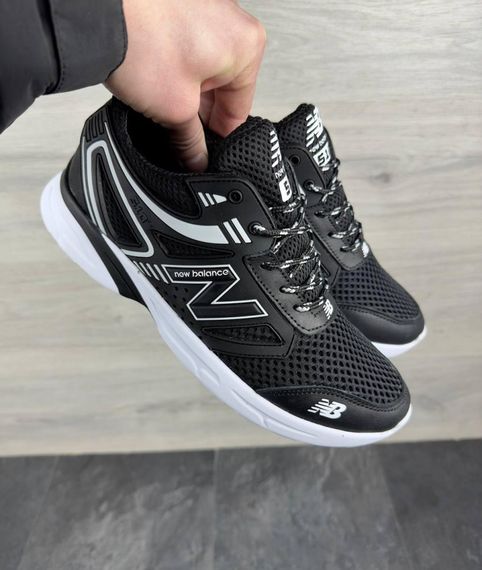 Літні кросівки New Balance колір чорний/білий | Зображення 1