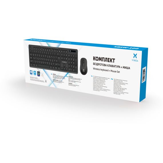 Комплект Vinga KBSW-100 Black | Зображення 4