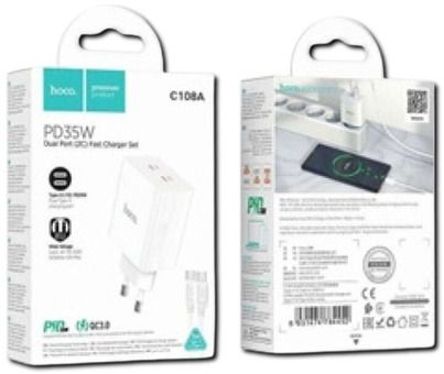 Зарядний пристрій Hoco C108A лідер PD35W/QC Type-C to Type-C (33334-01_314)