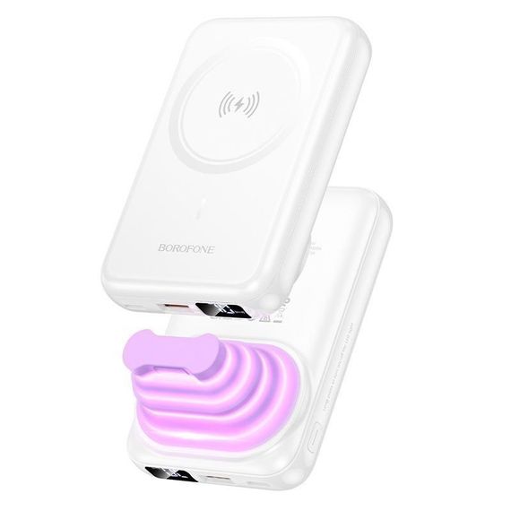 Power Bank Borofone BJ83 Magnetic 22.5W (10000mAh) Білий