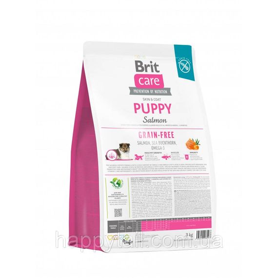Беззерновой корм Brit Care Grain-free Puppy для щенков, лосось и картофель, 3 кг | Зображення 4