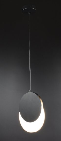 Люстра світлодіодна підвісна LED світильник для квартири на стелю лед 26710 Чорний 30-200х18х10 см. | Зображення 3