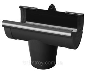 Воронка желоба. 130/100 Водосточные системы Rainway (Ренвей). графит